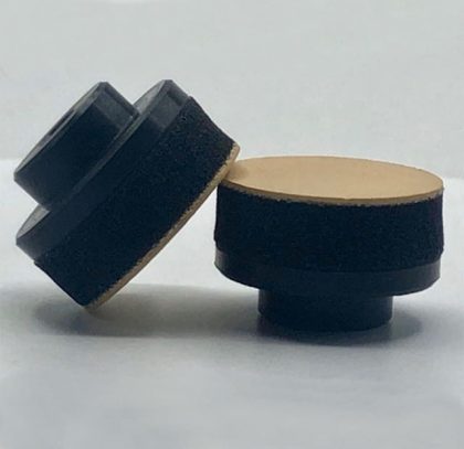 Suporte para os abrasivos de Ø 35 ou 32mm – Rosca Macho e Rubber Bege